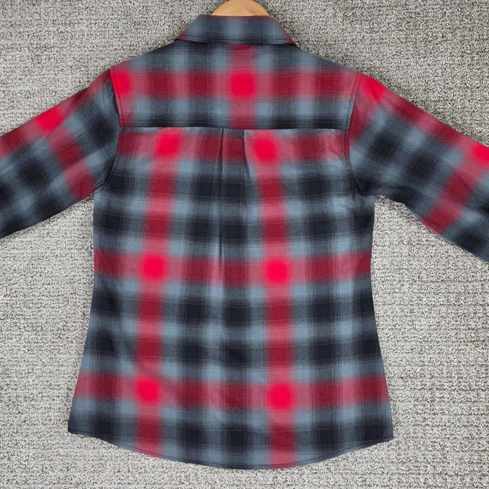 Dixxon Flannel Co The Blazer Pearl Snap‎ Plaid Button Up Shirt Womens Medium NWT